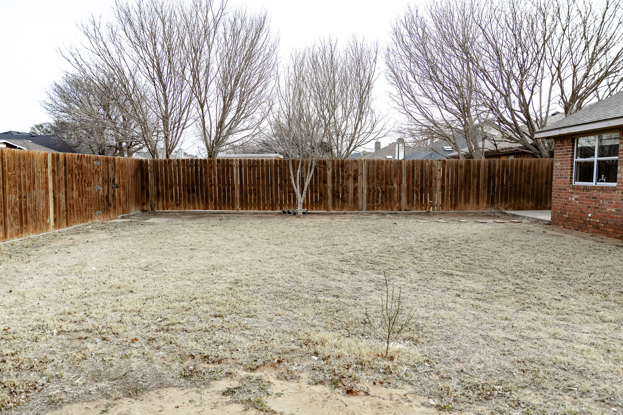 2120 93rd Street Lubbock, TX 79423 - Photo 31 of 32 a backyard of a house