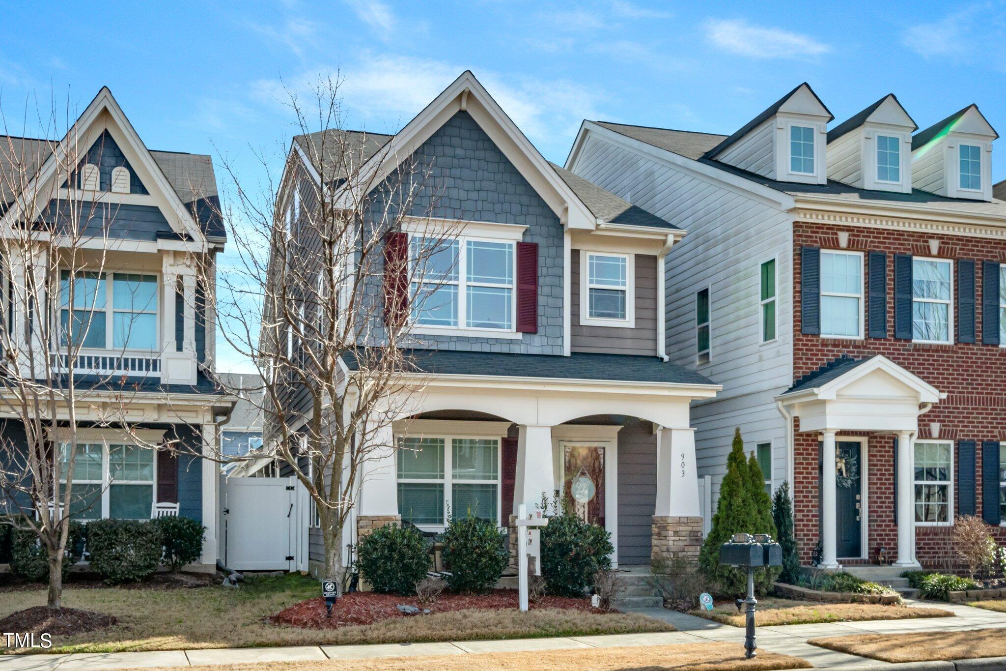 903 Ambergate Station Apex, NC 27502 - Photo 24 of 24 a front view of a residential houses