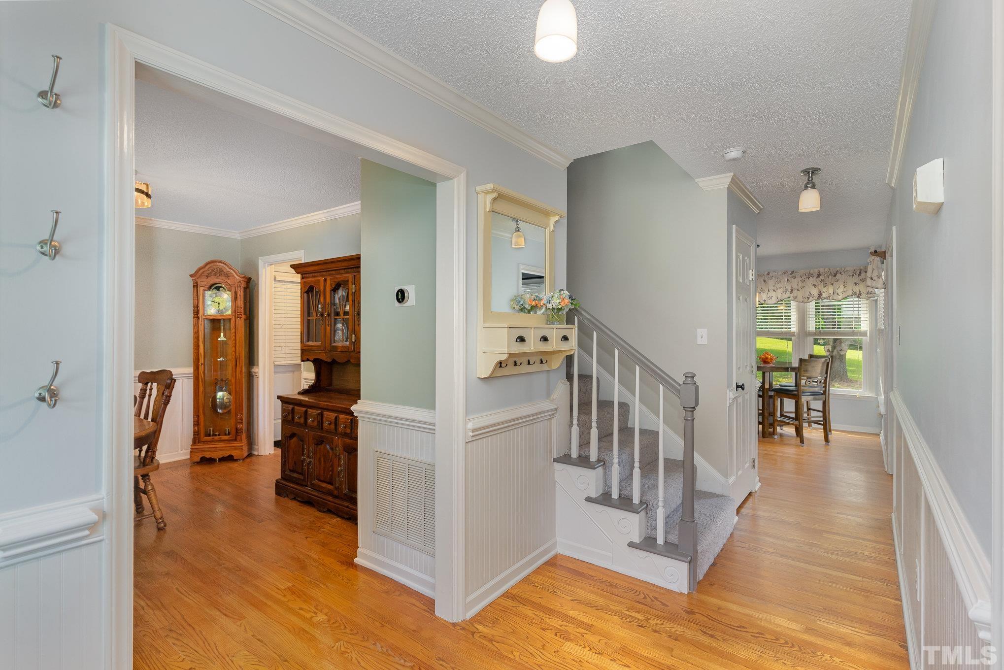 616 Jordan Ridge Lane Raleigh, NC 27603 - Photo 4 of 31 a view of livingroom with furniture and wooden floor