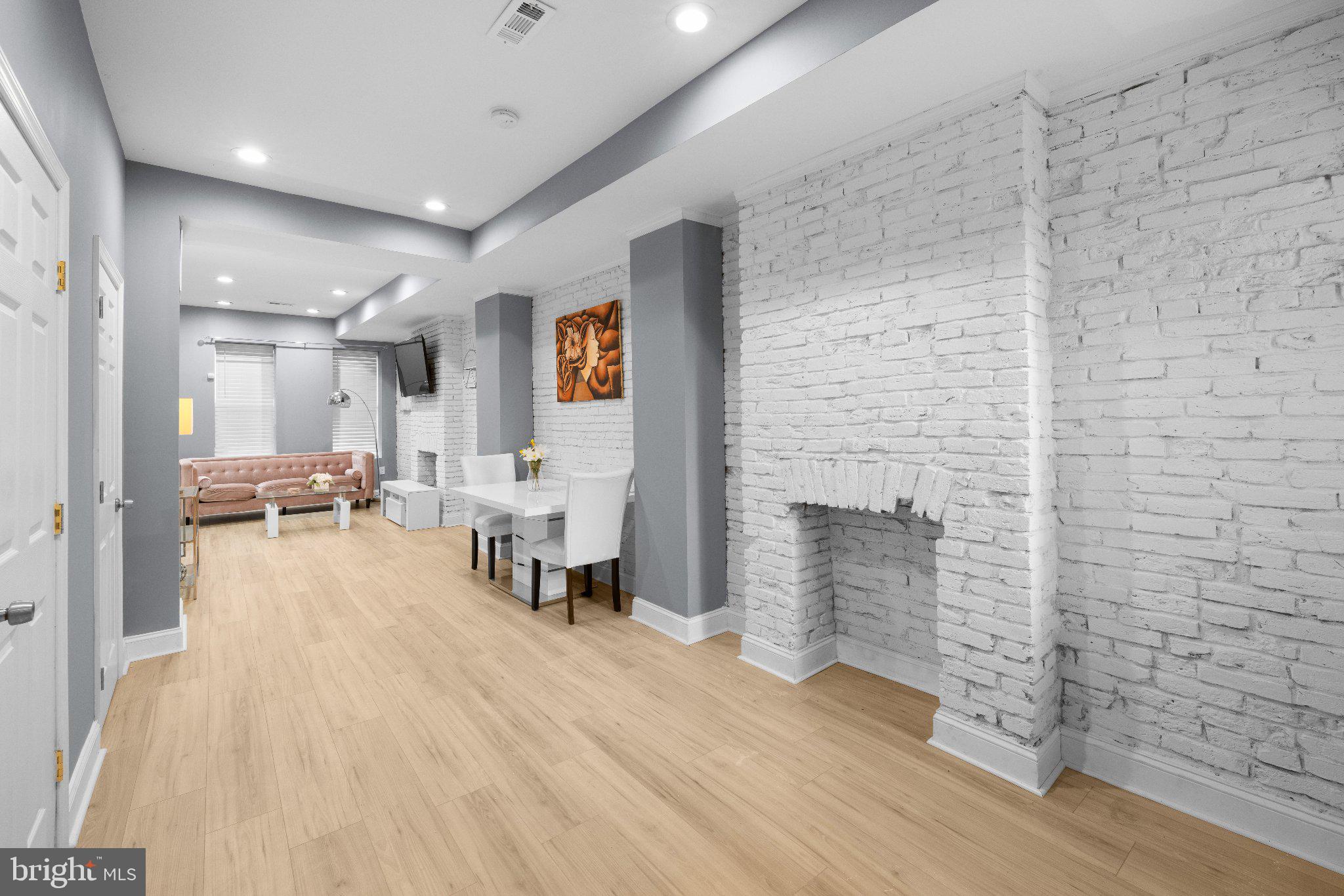 Open concept dining room