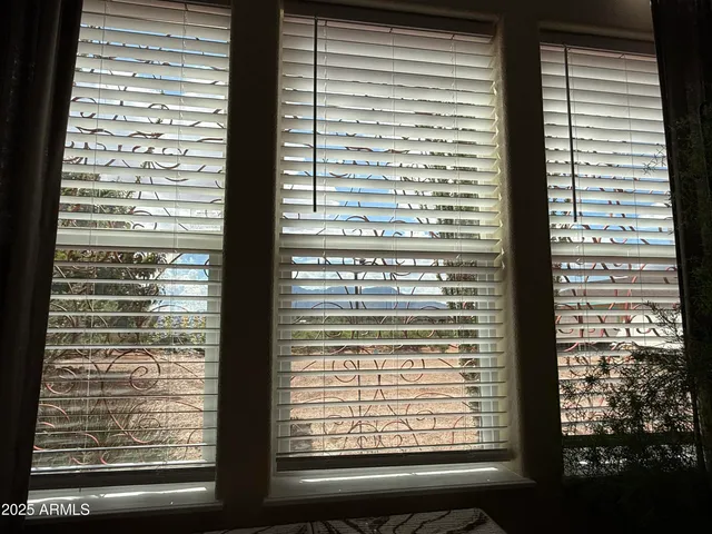 a view of a window and an outdoor space