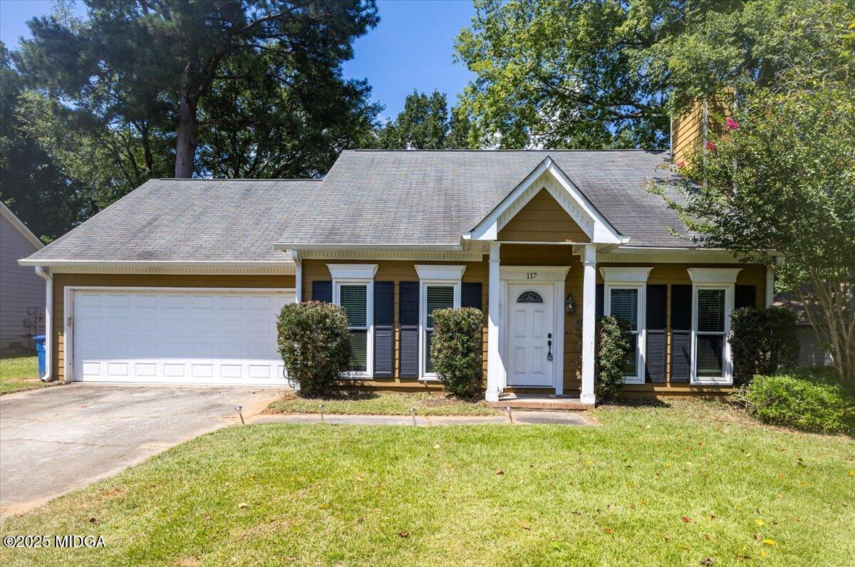 117 Chadwick Drive Macon, GA 31210 - Photo 2 of 32 front view of a house with a yard