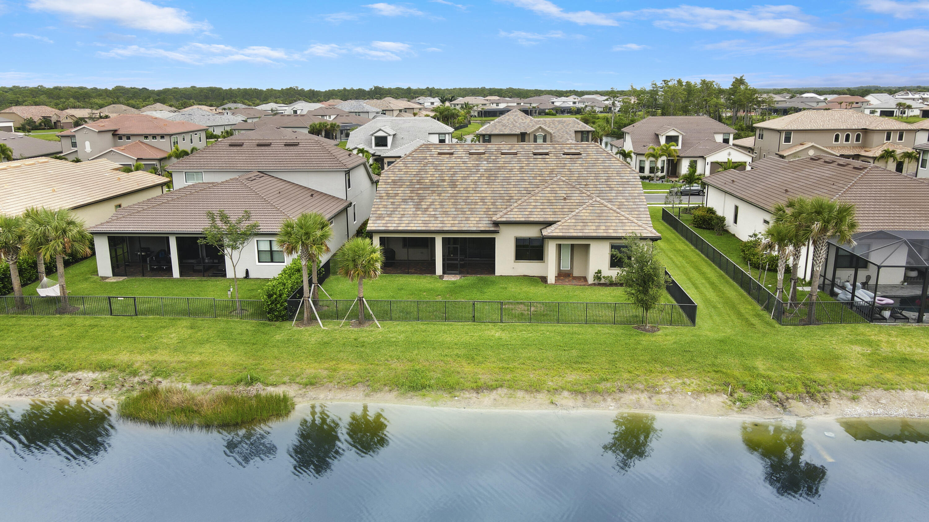 126 Indigo River Point Jupiter, FL 33478 - Photo 41 of 59 Aerial View Back of Home