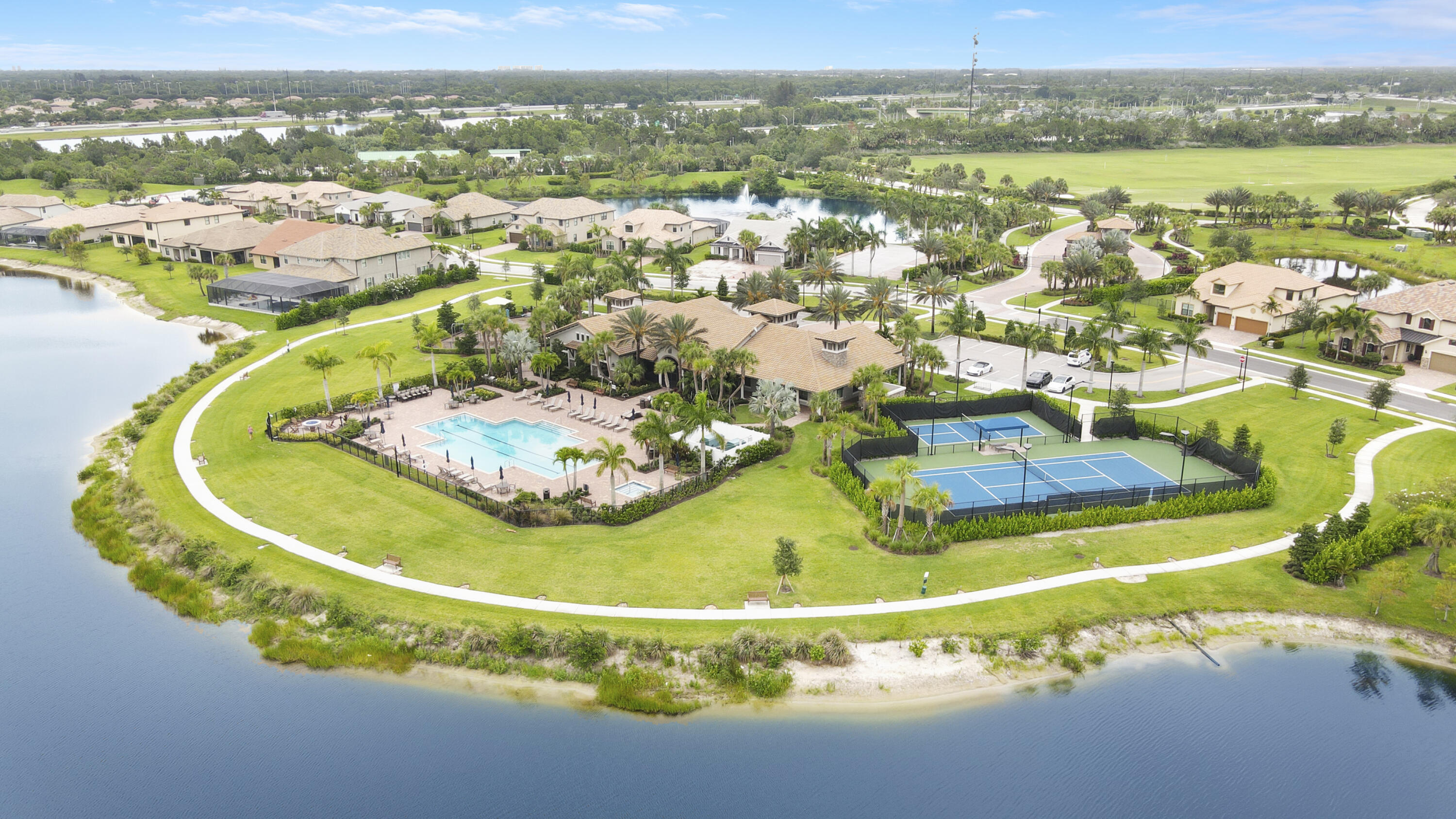126 Indigo River Point Jupiter, FL 33478 - Photo 48 of 59 Aerial View of Community Amenities