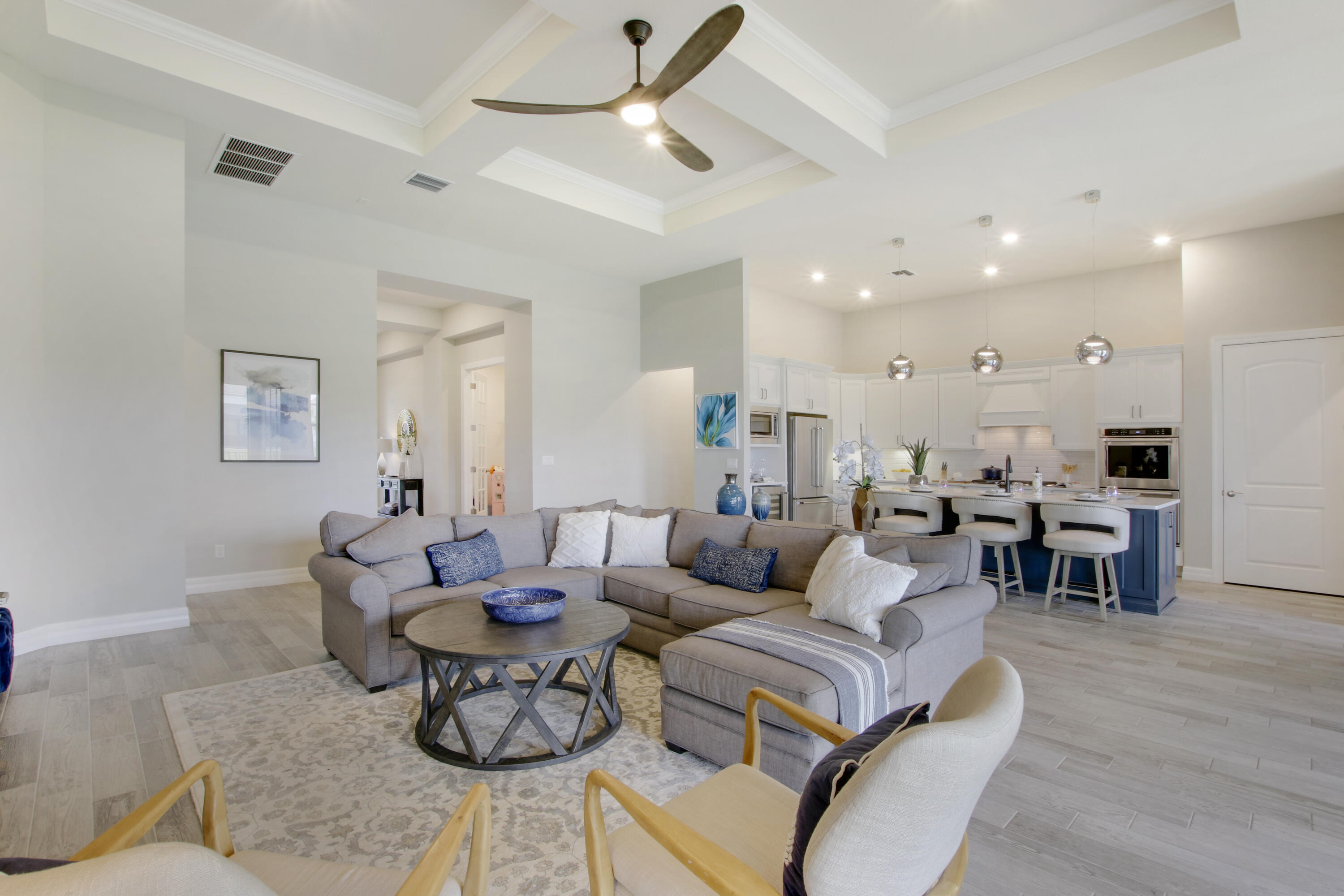 126 Indigo River Point Jupiter, FL 33478 - Photo 10 of 59 Living Room & Open Kitchen