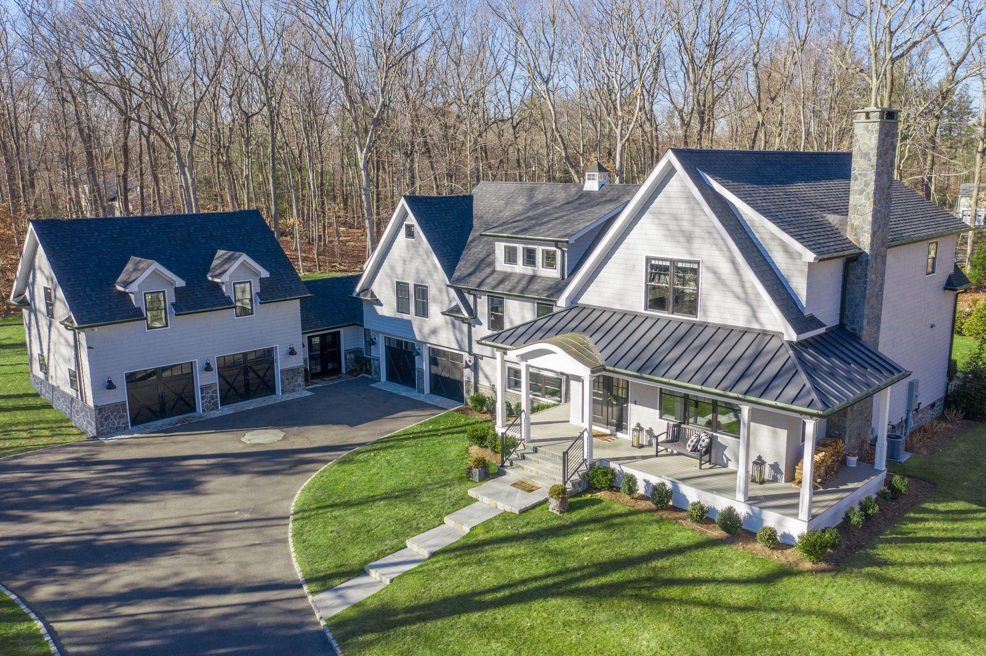 front view of house with a yard