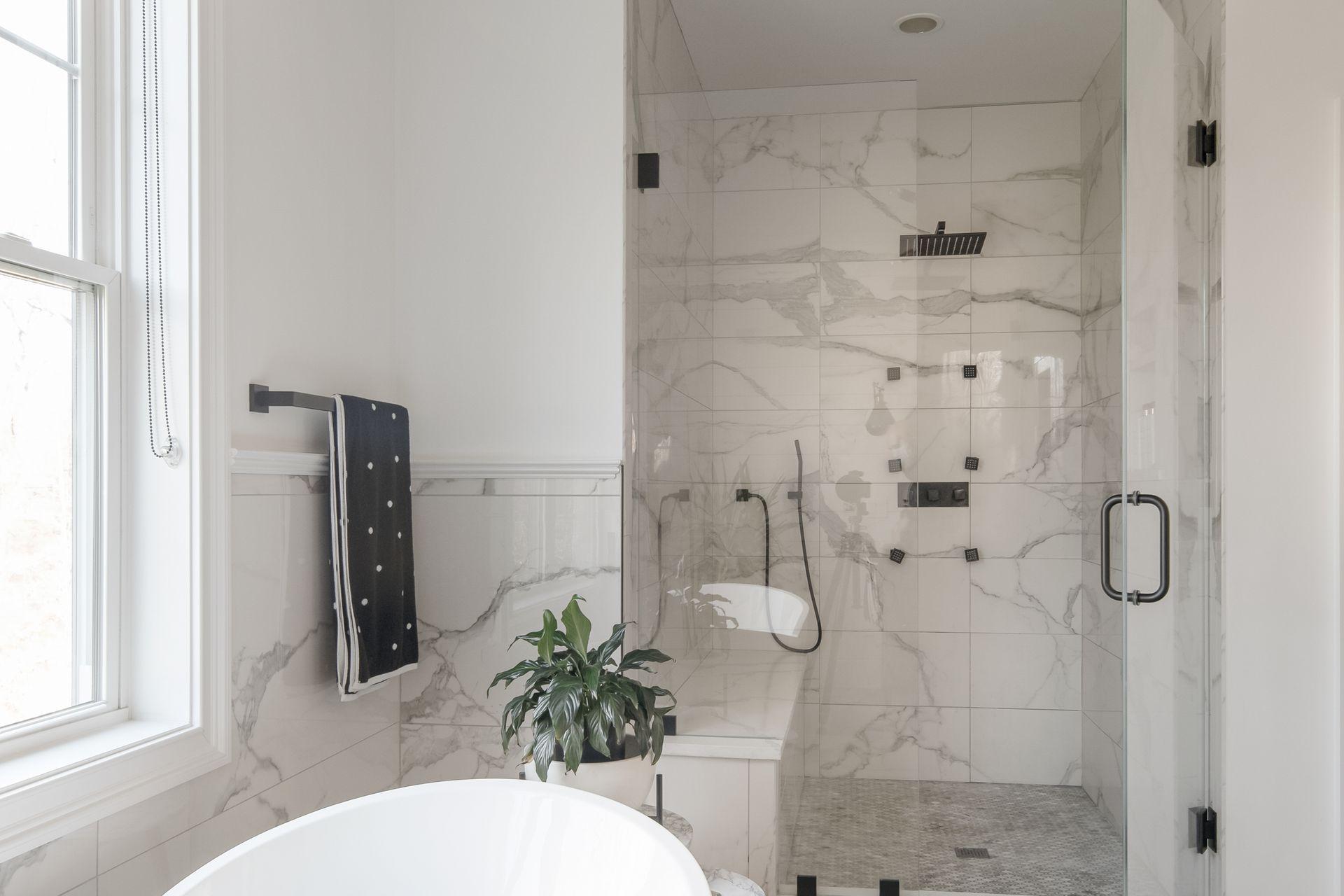 716 Cheese Spring Road New Canaan, CT 06840 - Photo 27 of 56 a bathroom with a shower toilet and sink