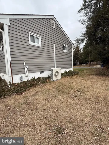 a view of backyard of house