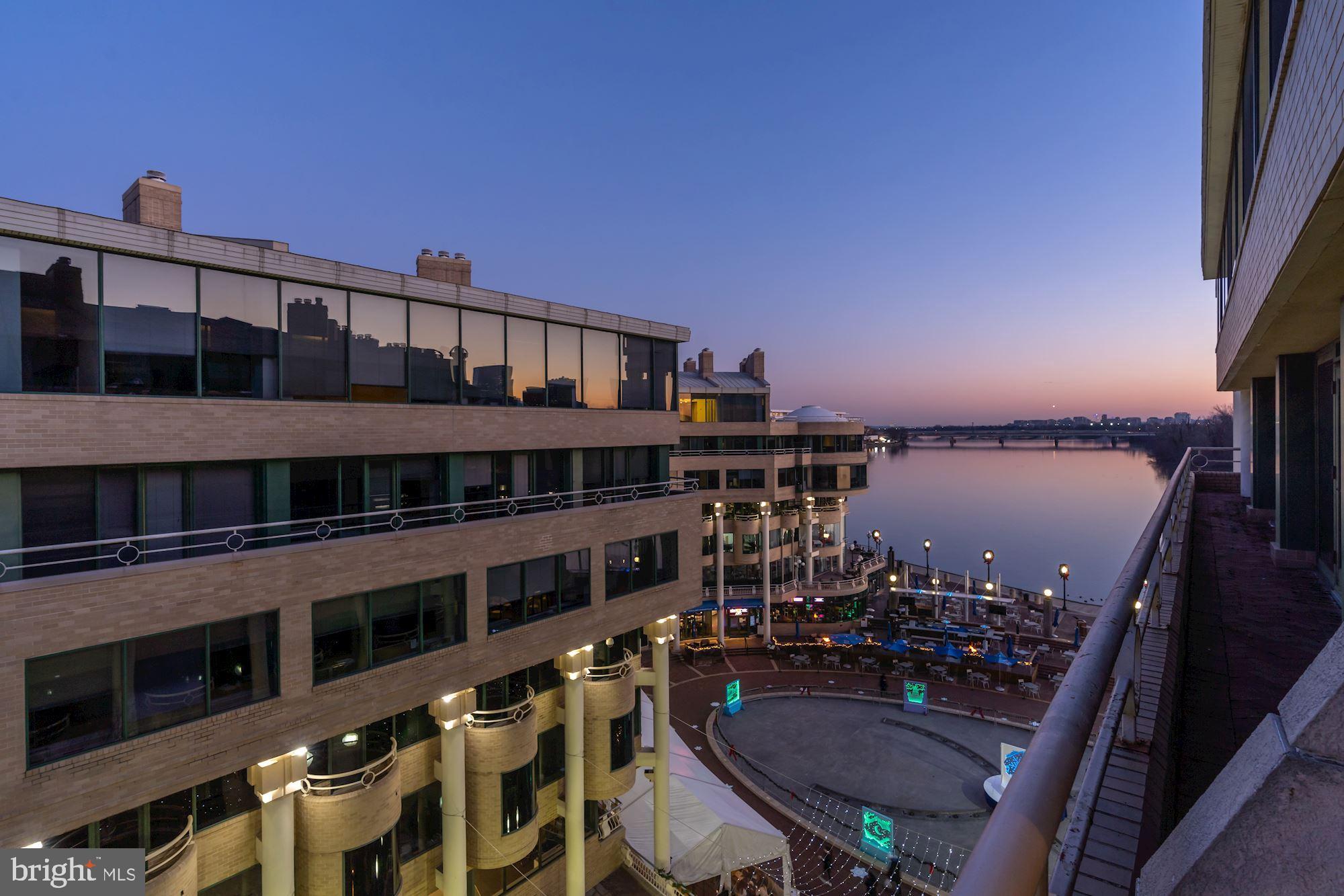 3030 K Street Northwest, Unit 210 Washington, DC 20007 - Photo 29 of 49 View at Dusk From Owner's Suite