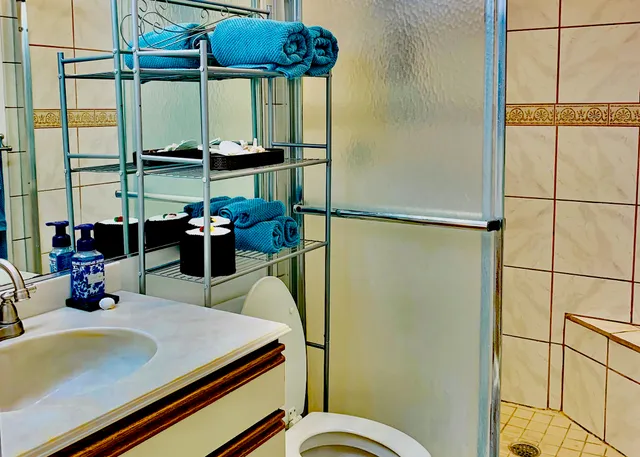 a room with furniture and window