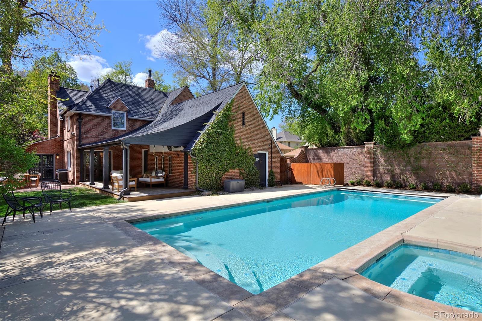 590 Race Street Denver, CO 80206 - Photo 47 of 50 a view of a house with backyard and sitting area