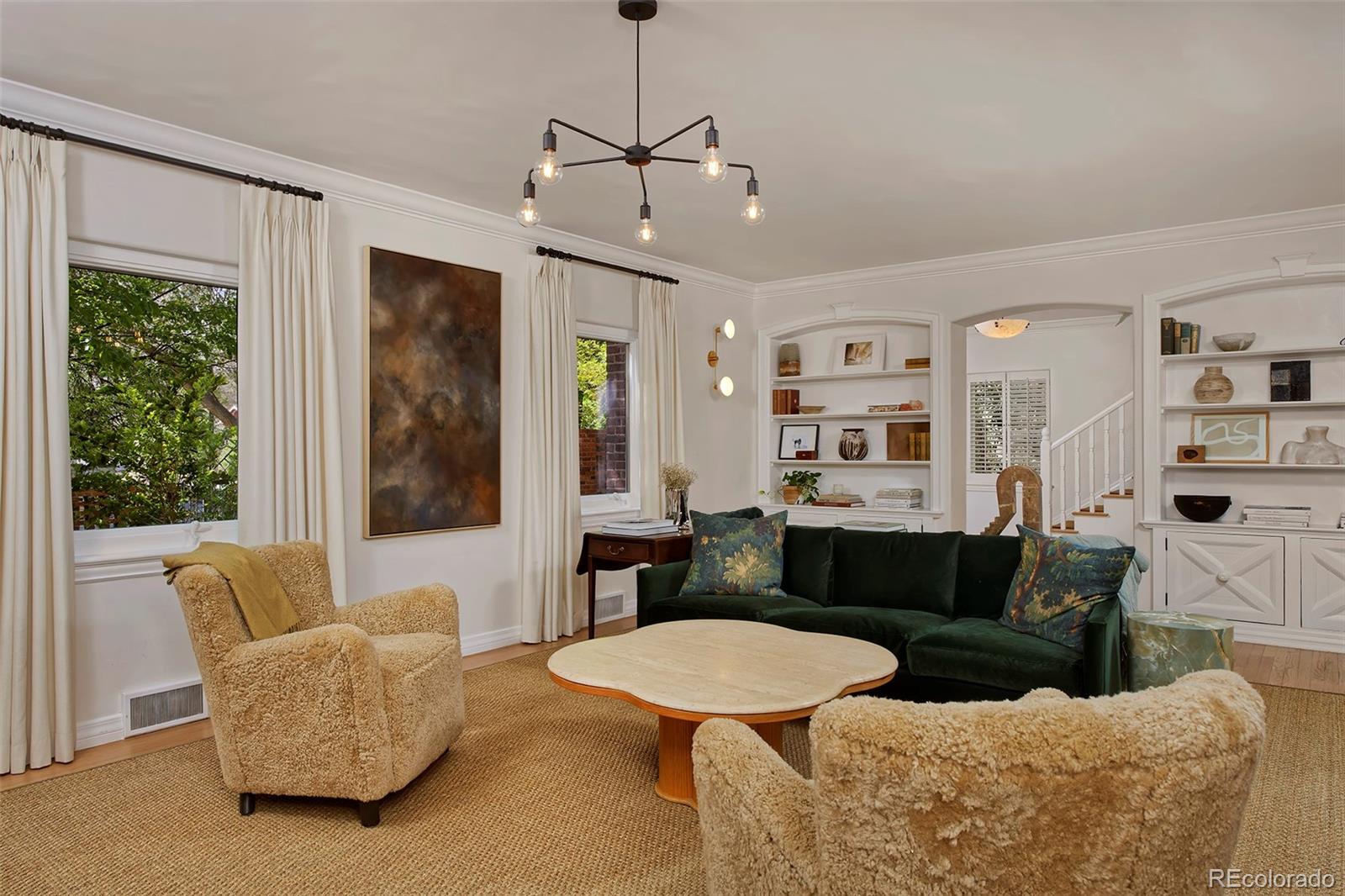 590 Race Street Denver, CO 80206 - Photo 9 of 50 a living room with furniture and a large window