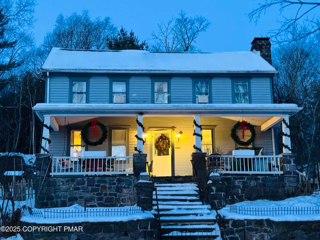 a potted plant sitting in front of a door