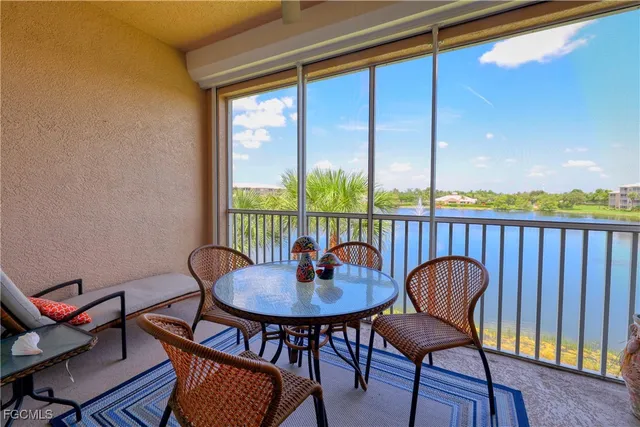 a outdoor view with a sitting space