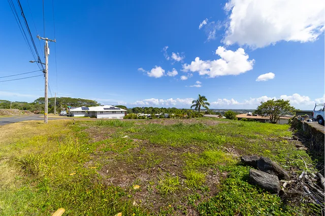 a view of an outdoor space and swimming pool