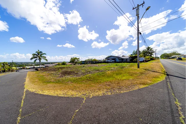 a view of a lake with a big yard