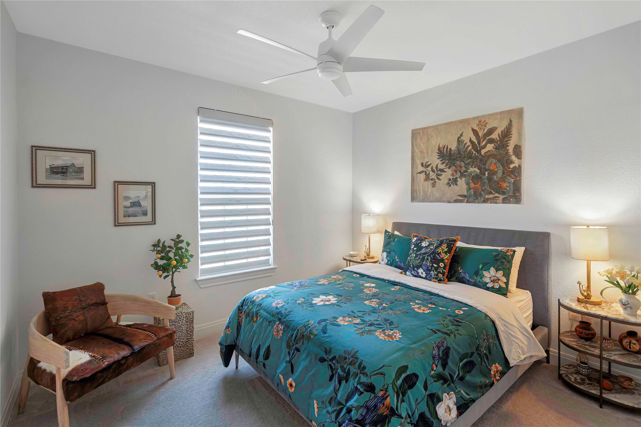 126 Lafayette Street Georgetown, TX 78633 - Photo 19 of 30 a bedroom with a bed and a couch