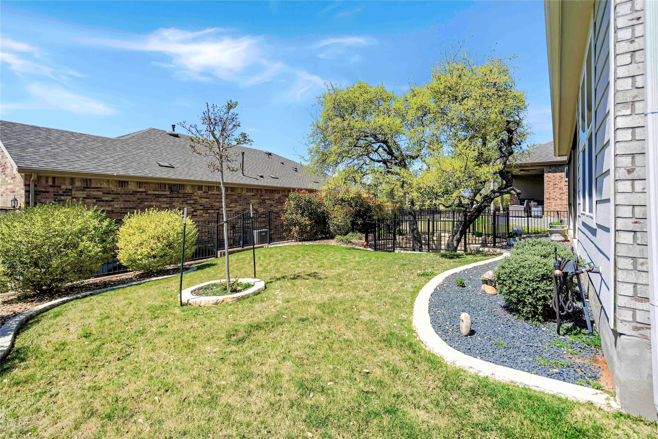 126 Lafayette Street Georgetown, TX 78633 - Photo 26 of 30 a view of a house with a backyard porch and sitting area