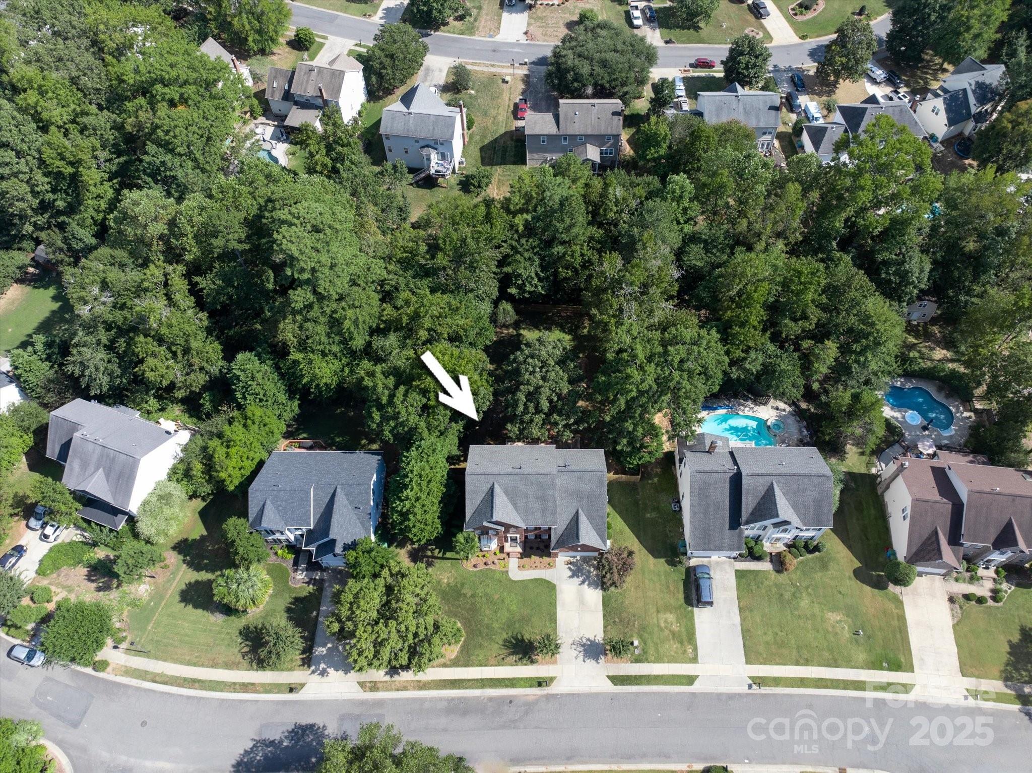 209 Whitegrove Drive Fort Mill, SC 29715 - Photo 47 of 48 an aerial view of multiple houses with yard