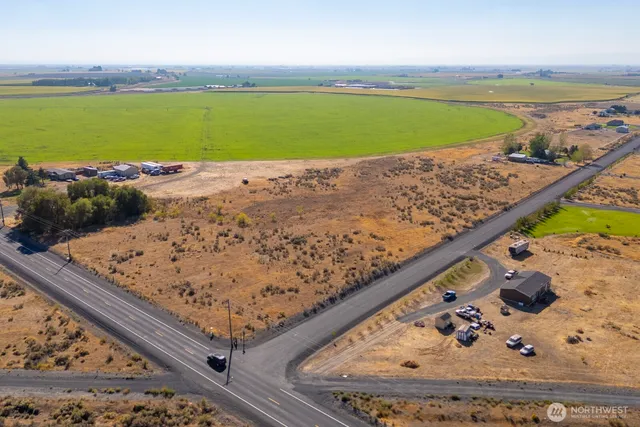 a view of a lake with a beach