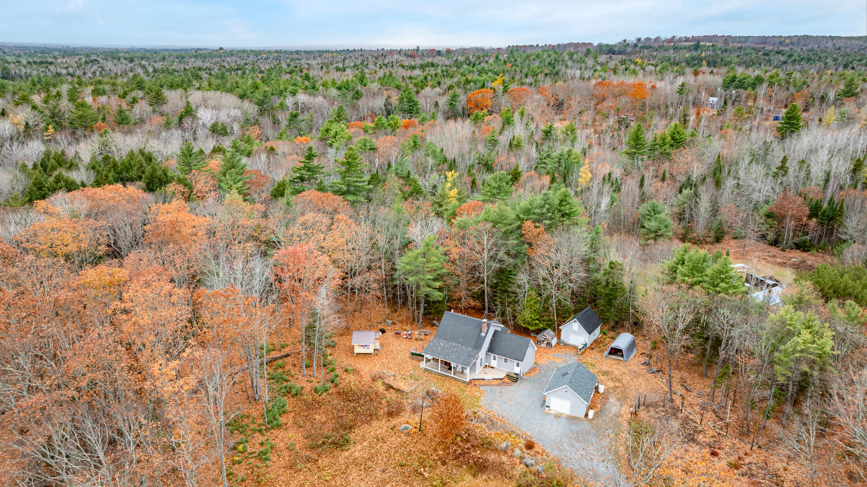 41 Merle Sibley Road Burlington, ME 04417 - Photo 3 of 87 41 Sibley Road Aerials-4