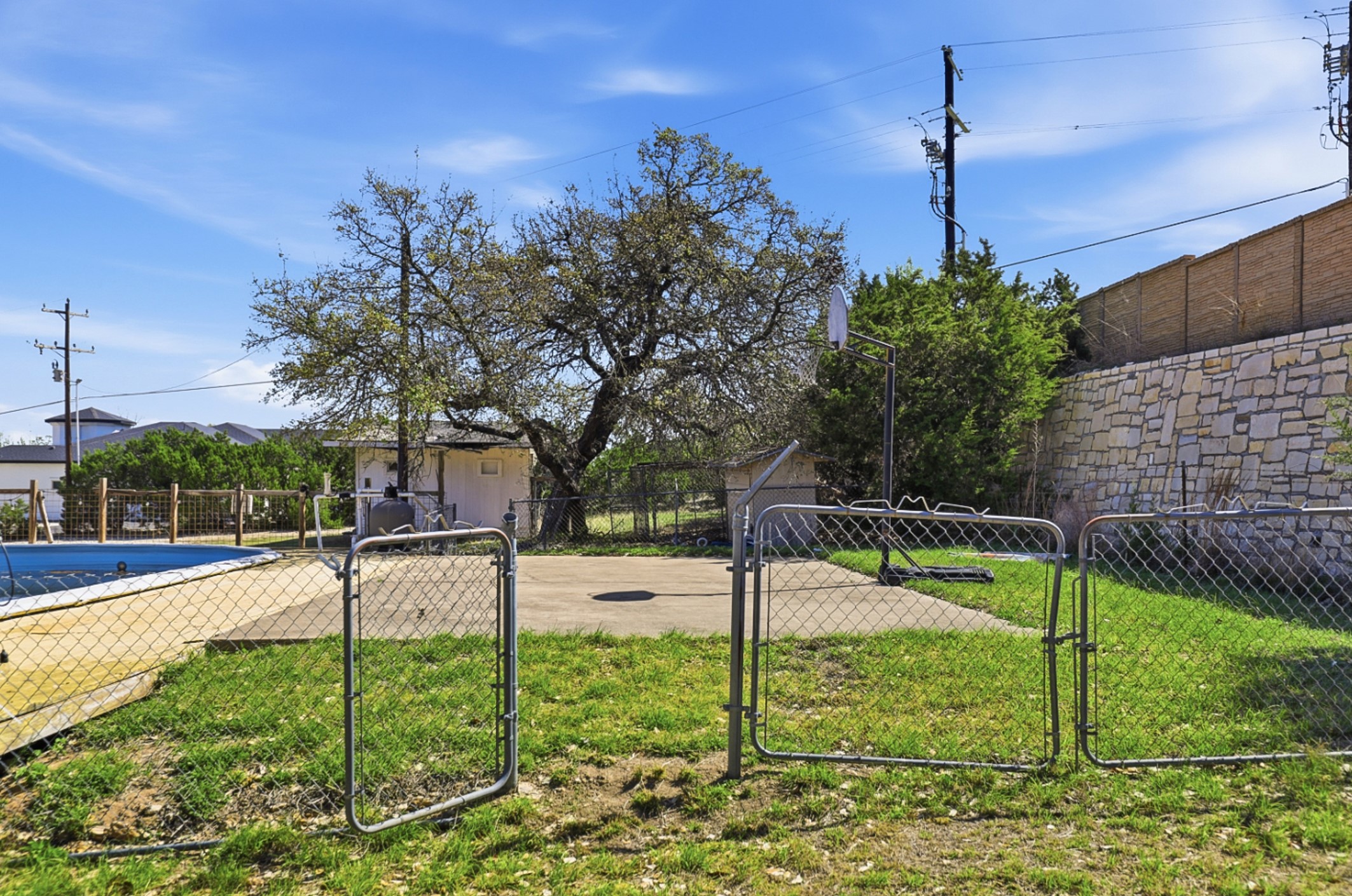 128 Skyview Terrace Leander, TX 78641 - Photo 20 of 23 Enclosed, above ground pool.
