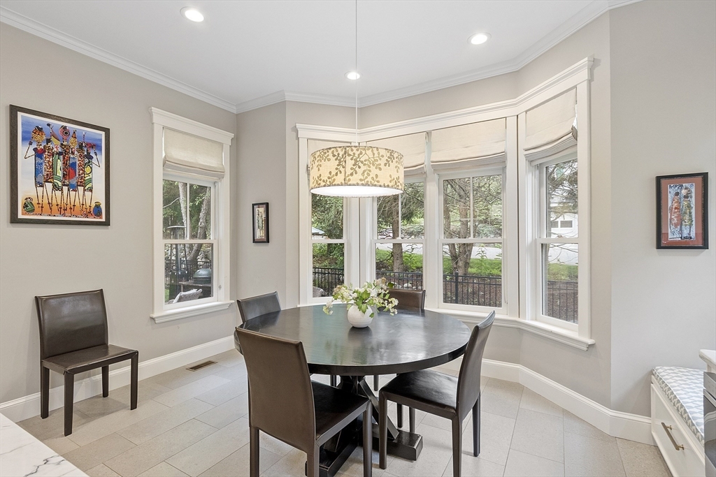 121 Concord Avenue Lexington, MA 02421 - Photo 6 of 42 a view of a dining room with furniture window and outside view