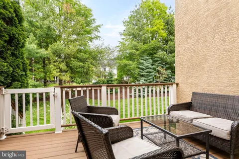 a view of a lounge chairs in the patio