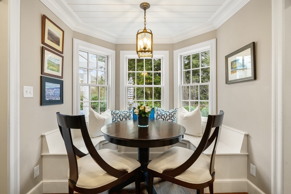 21 Alden Road Wellesley, MA 02481 - Photo 14 of 36 a dining room with furniture window and wooden floor