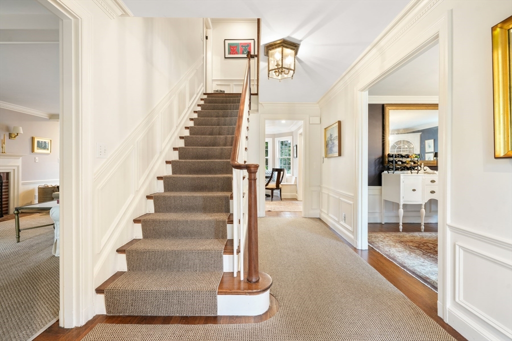 21 Alden Road Wellesley, MA 02481 - Photo 3 of 36 a view of staircase with white walls