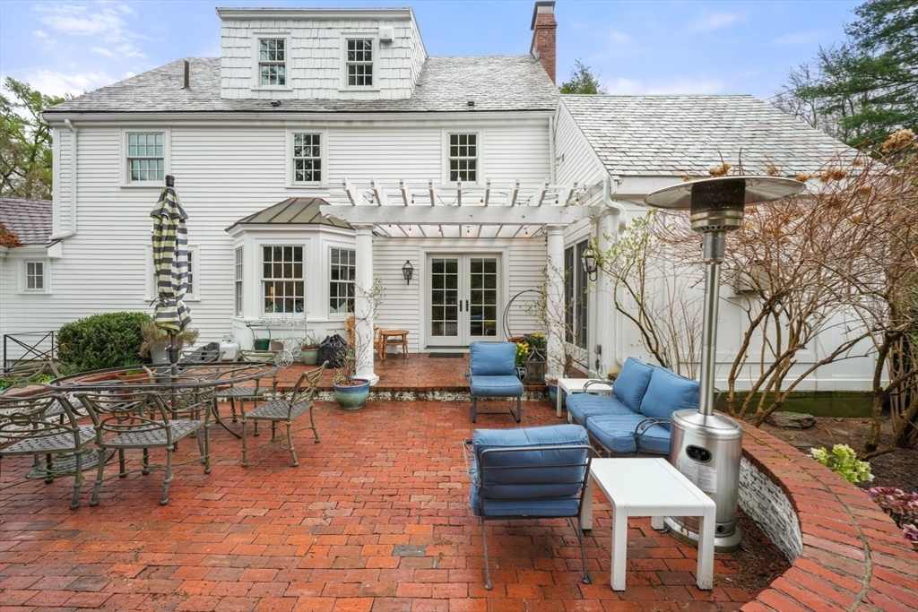 21 Alden Road Wellesley, MA 02481 - Photo 33 of 36 a view of house with patio outdoor seating