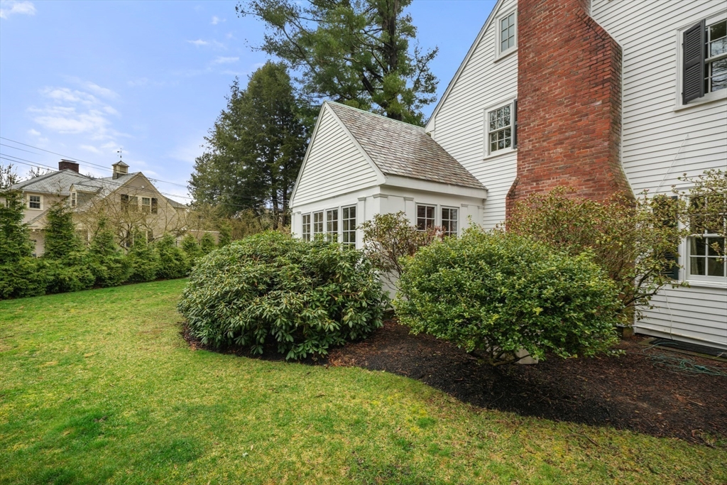 21 Alden Road Wellesley, MA 02481 - Photo 34 of 36 a view of a house with a garden