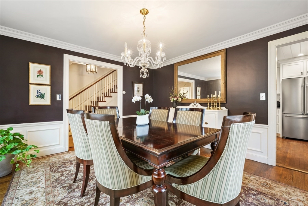 21 Alden Road Wellesley, MA 02481 - Photo 10 of 36 a dining room with furniture and window