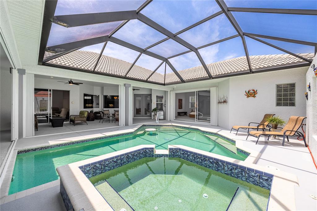 Undisclosed Address Punta Gorda, FL 33955 - Photo 29 of 46 a view of swimming pool with outdoor seating