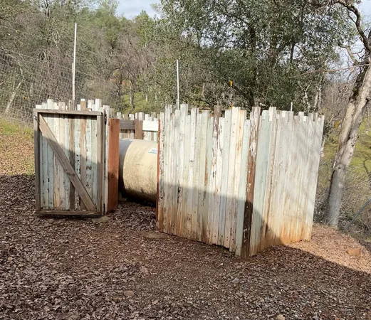 a view of an chairs and fire pit