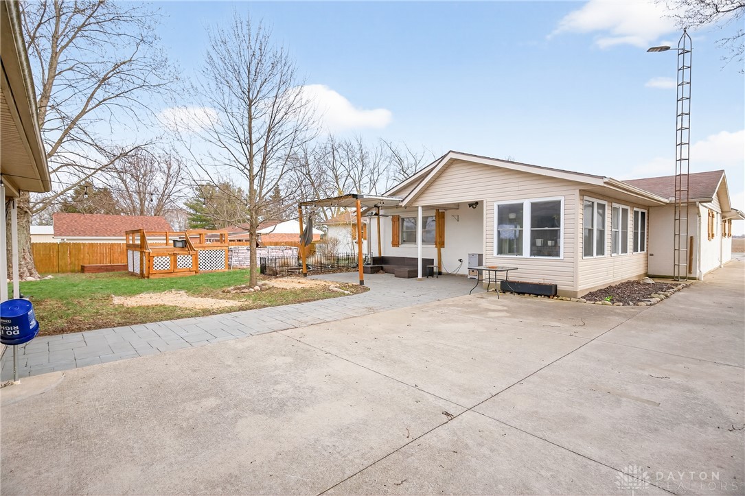 7888 Darke-Preble County Line Road Arcanum, OH 45304 - Photo 39 of 51 This charming home offers a spacious private yard with a multi-level deck for outdoor enjoyment.