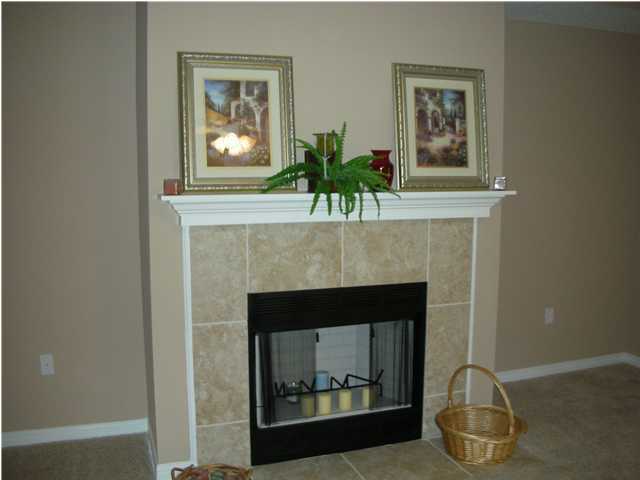75 Eastern Street Freeport, FL 32439 - Photo 4 of 14 a living room with a fireplace and a potted plant