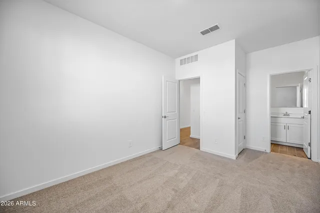 a view of empty room