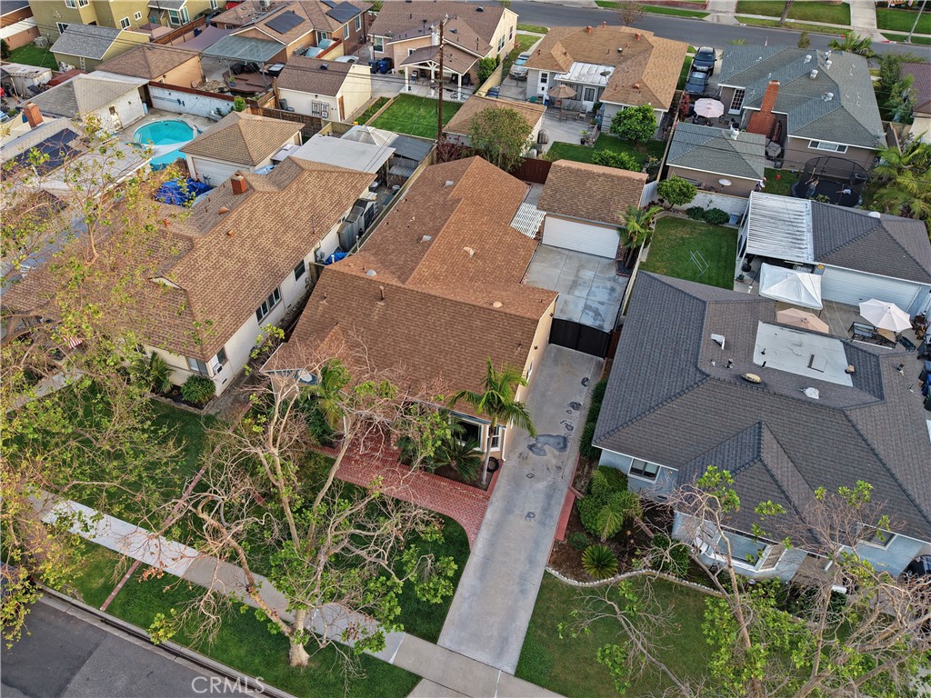 6116 Arbor Road Lakewood, CA 90713 - Photo 42 of 46 an aerial view of a residential houses with outdoor space