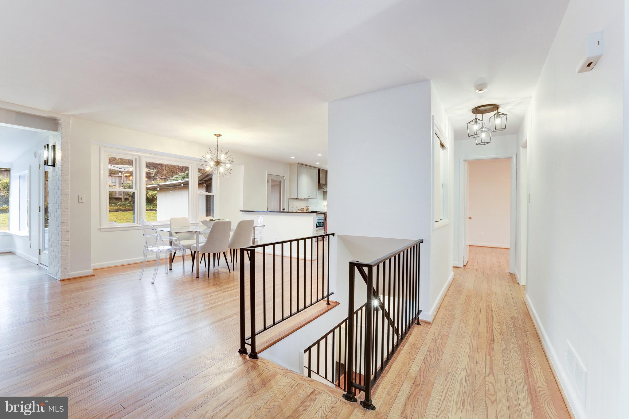 4019 24th Road North Arlington, VA 22207 - Photo 17 of 27 Iron Stairway to Lower Level