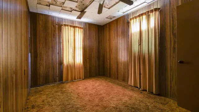 a view of an empty room