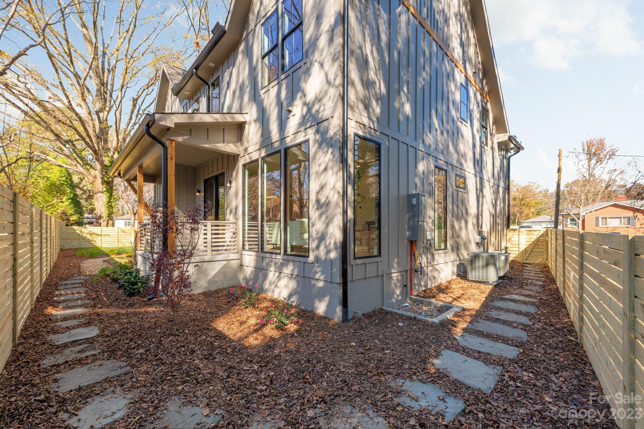 4338 Castleton Road Charlotte, NC 28211 - Photo 36 of 38 a view of a pathway with a backyard