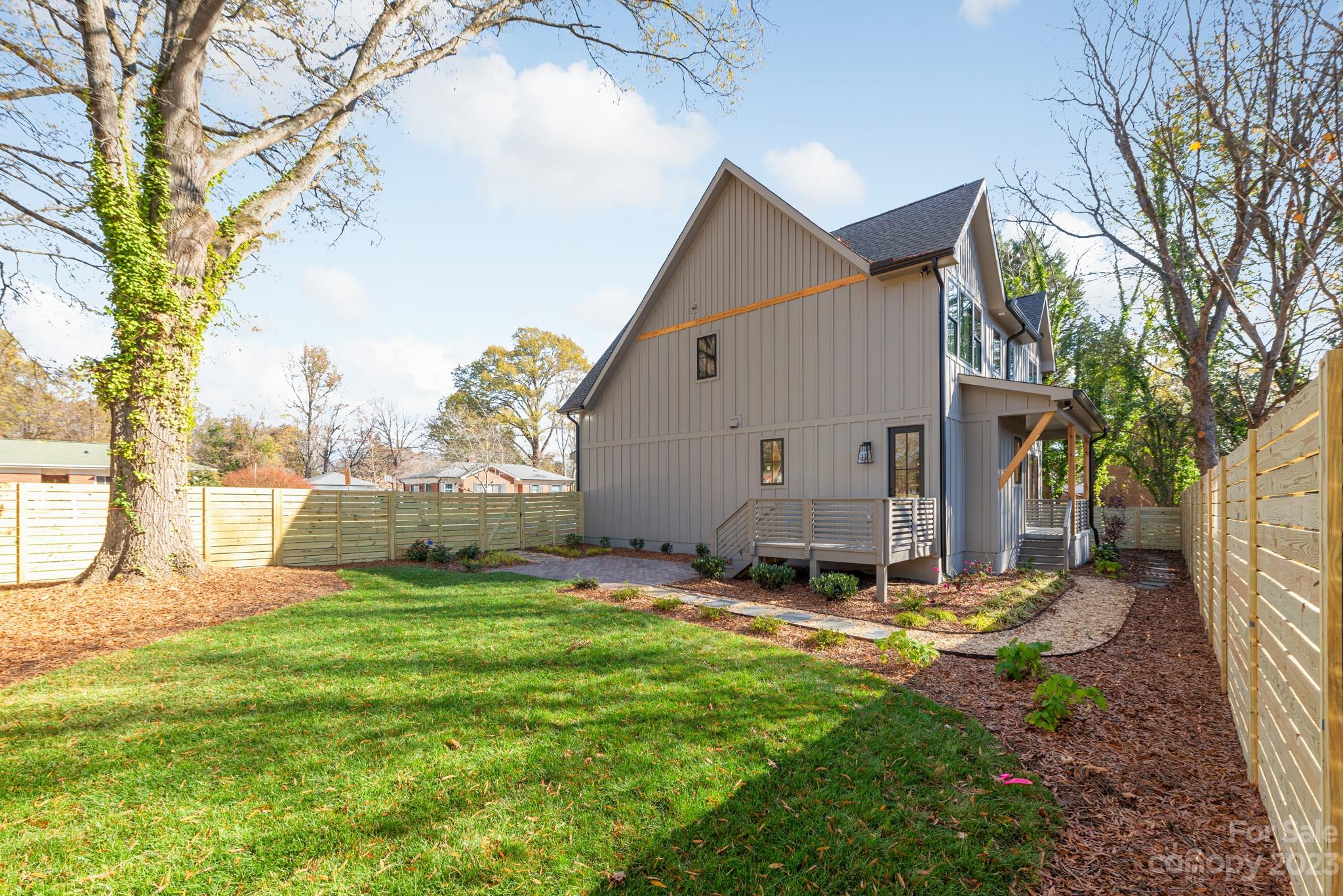 4338 Castleton Road Charlotte, NC 28211 - Photo 37 of 38 a view of back yard of the house