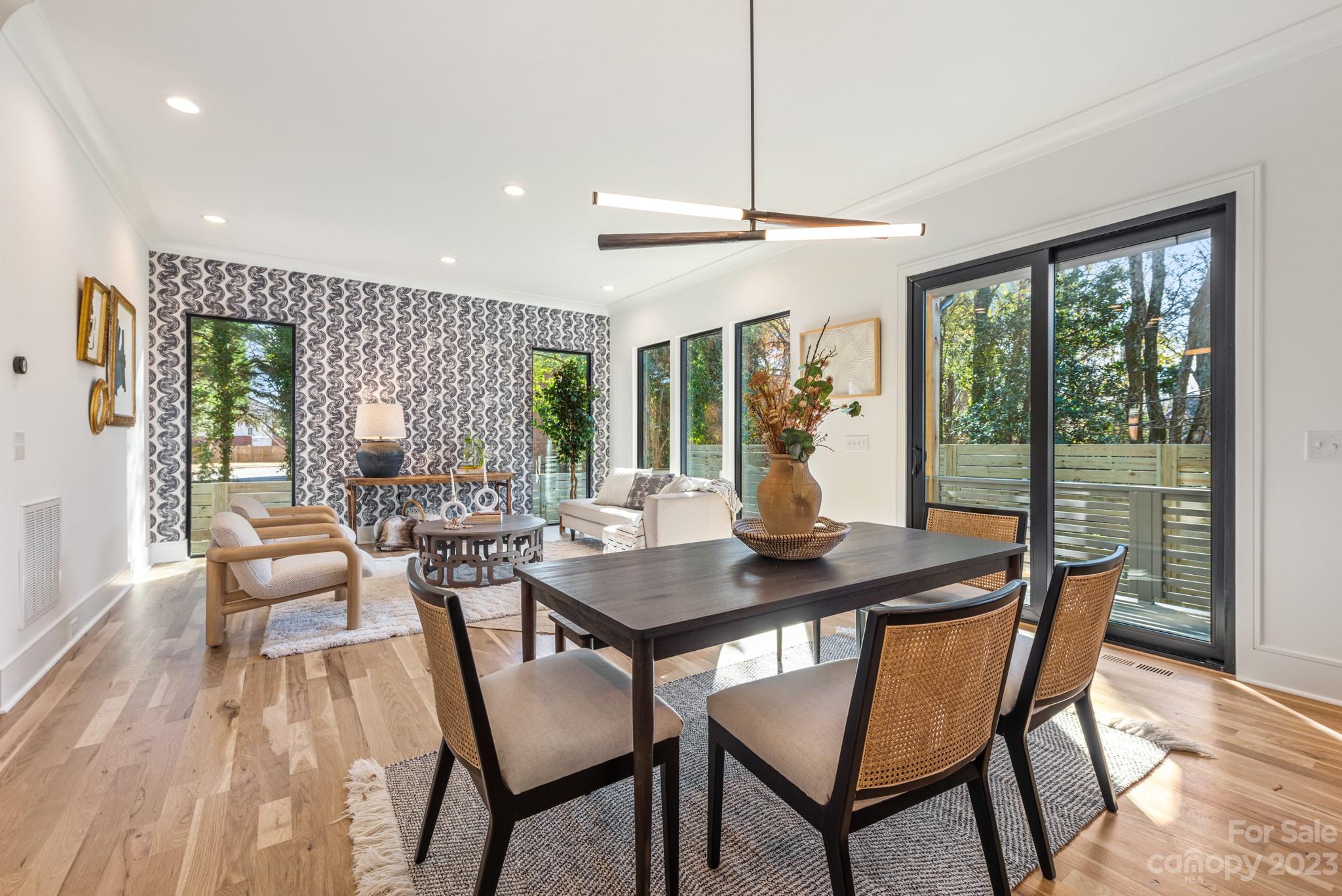 4338 Castleton Road Charlotte, NC 28211 - Photo 8 of 38 a view of a dining room with furniture window and outside view