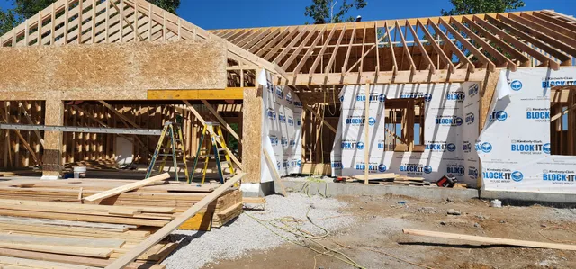 a view of a house with a outdoor space