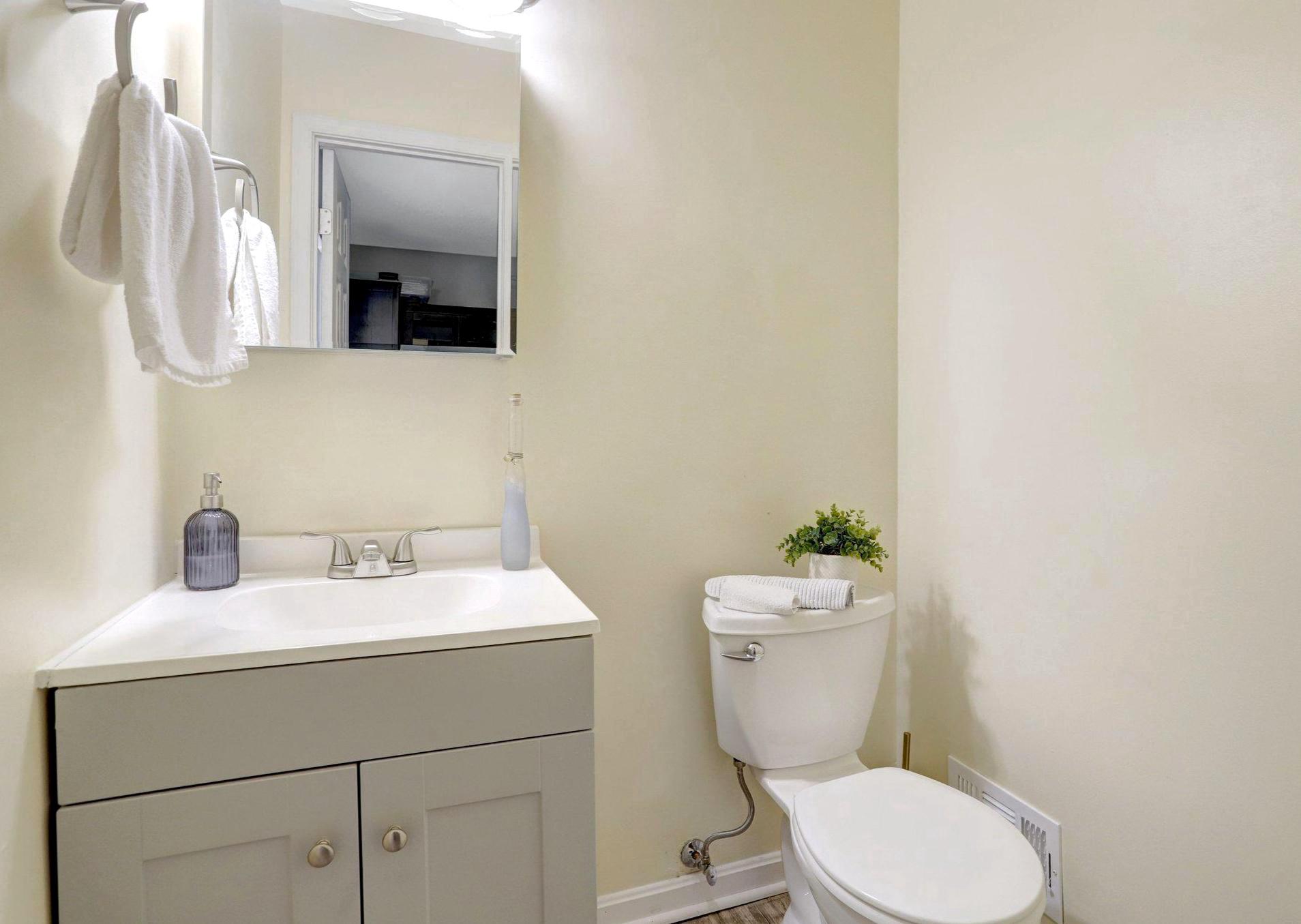 6515 Riefton Court Alexandria, VA 22310 - Photo 12 of 16 Updated half bath by primary bedroom.