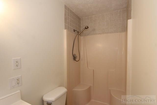 993 Hopewell Church Road Boone, NC 28607 - Photo 5 of 15 a bathroom with a shower toilet and sink