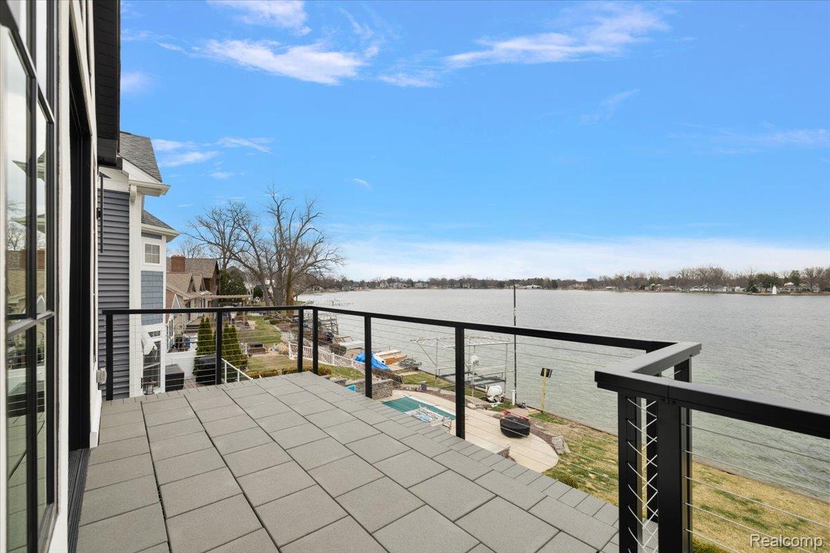 13459 Haddon Street Fenton, MI 48430 - Photo 71 of 84 Balcony featuring a water view