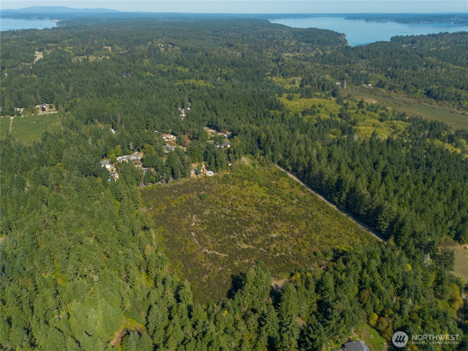 414 Webb Road Southwest Lakebay, WA 98349 - Photo 9 of 17 a view of a lake with a mountain in the background