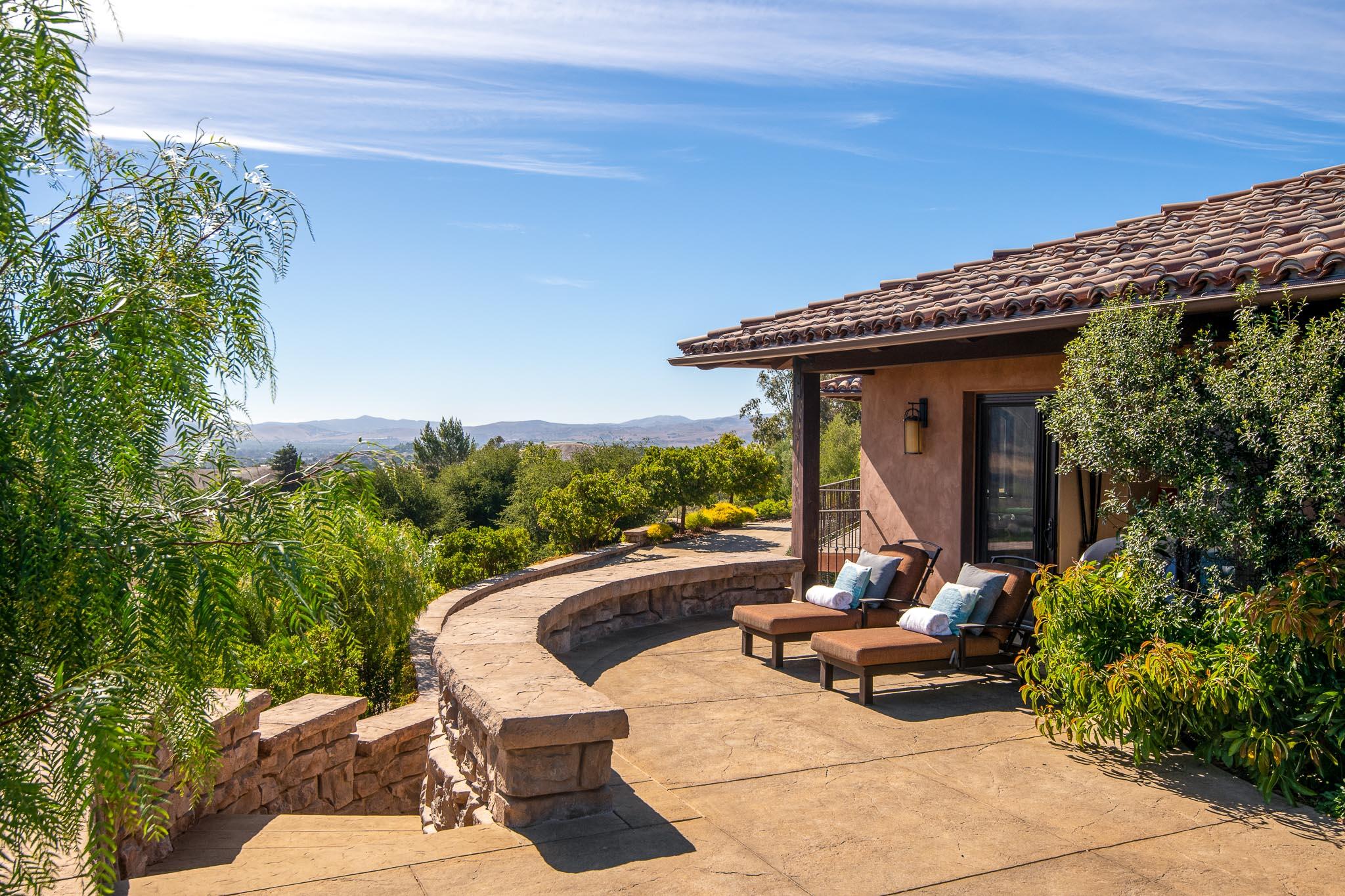 1418 Ribe Road Solvang, CA 93463 - Photo 22 of 46 Bedroom Patio View